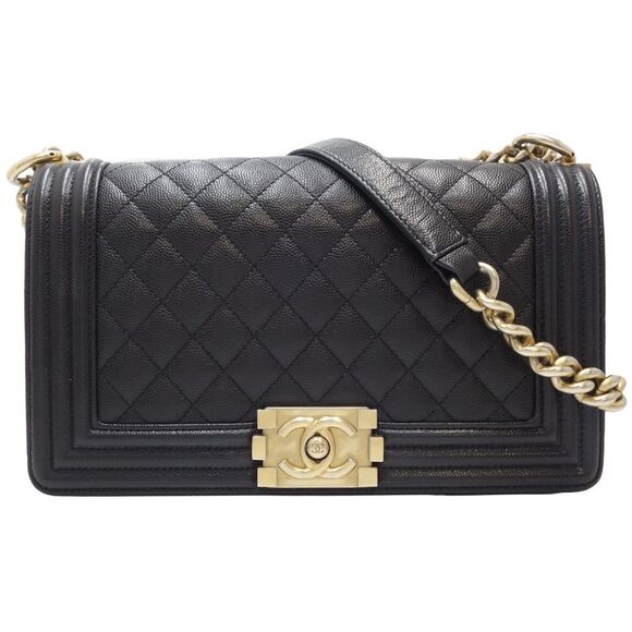 Chanel Handbags - Chanel Chain Shoulder Bag Boy Caviar #132918C58B